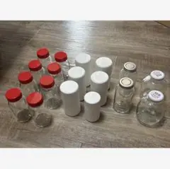Martinelli's 空き瓶 2個 & 他空きビン10個、空き容器6個
