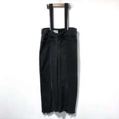 Curensology 77circa ブラックデニム サロペットのサムネイル