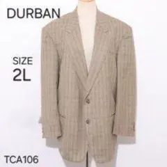 DURBAN　ダーバン アウター テーラードジャケット 長袖 チェック柄
