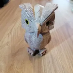 石製　梟　置物　フクロウ　縁起物