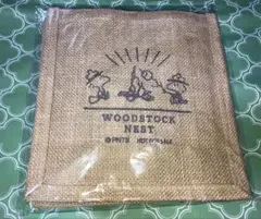 スヌーピー　ウッドストック　ミニジュートバック　ノベルティ　【新品未開封】