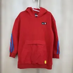 adidas LEGO コラボ パーカー 赤　130