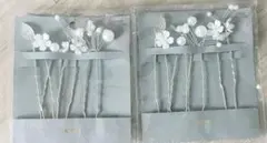 シルバー ヘアアクセサリー フォーマル ウェディング お呼ばれ パーティー等