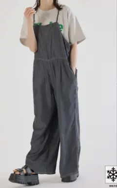新品　ロデオクラウンズ　クールデニムリボンサロペットのサムネイル