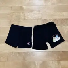 120センチ 黒パン スパッツ ボンボンリボン すみっコぐらし 女の子