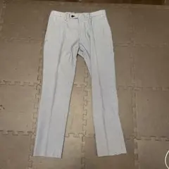 クールビズ　スラックスパンツ　ORIHICA 千鳥格子柄