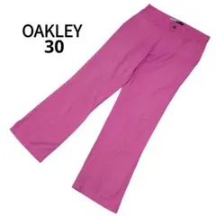 OAKLEY オークリー メンズ ゴルフパンツ ストライプ 刺繍 ポケット M