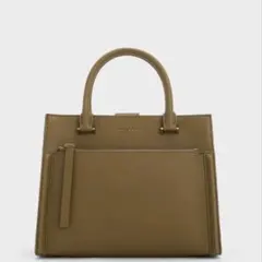 Charles&keith オリーブグリーン2way ショルダーバッグ