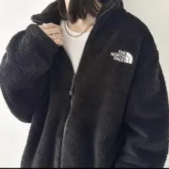 韓国限定☆新品未使用☆ノースフェイス ボア フリースジャケット 黒XL 男女