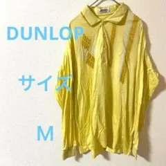 DUNLOP ダンロップ ゴルフ 普段着 イエローダイヤモンドパターンポロシャツ
