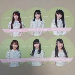=LOVE イコラブコラボカフェ コースター 6枚セット