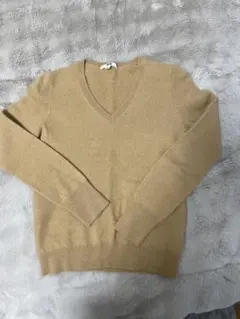 ユニクロ カシミヤ vネック ニット
