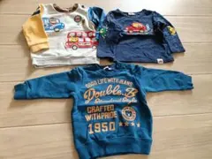 V✾ミキハウス　ダブルビー　トレーナー