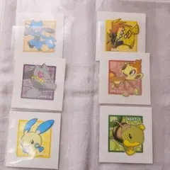 ポケモンパン シール　パウンドケーキ　　10弾　6枚セット