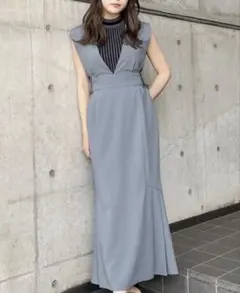 サイドタックジャンパースカート　MURUA