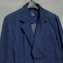 BISON デニム テーラードジャケット Mサイズ