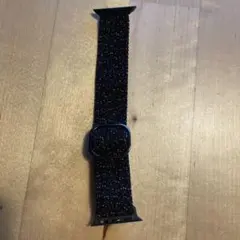 ビーズ状デザイン Apple Watchバンド 黒