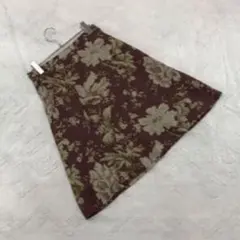 ⁠NEWYORKER ニューヨーカー 花柄 フレア スカート 11 L⁠