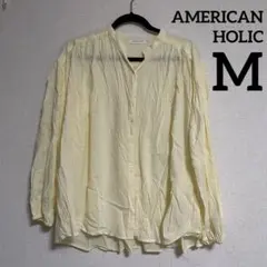 AMERICAN HOLIC 長袖 シャツ Mサイズ 黄色