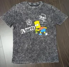 The Simpsons シンプソンズ　ケミカルウォッシュ Tシャツ　古着のサムネイル
