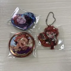 あんさんぶるスターズ 紅月 鬼龍紅郎 缶バッジ キーホルダー