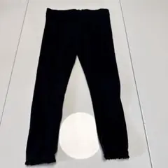 next ブラックレギンス 6-7歳 フリル裾