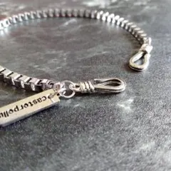 シルバー925 ボックスチェーン ブレスレット ★