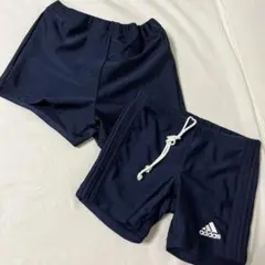adidas 海パン 120cm & しまむら 海パン 130cm ２点セット