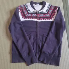 ＭＷＳ モーターサイクル柄 ジップアップ スウェット 36のサムネイル