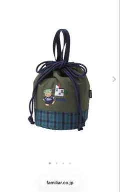 巾着ショルダーバッグ〈BEAMS JAPAN × familiar〉