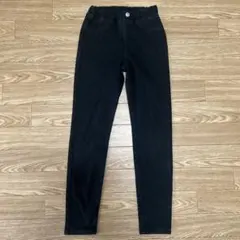 ブラックスキニーパンツ 130cm