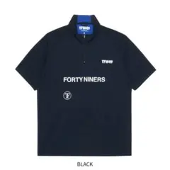 TFW49 HALF ZIP S/S MOCK NECK ブラック サイズM - メルカリ