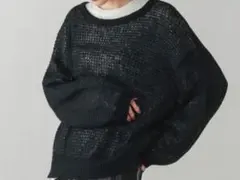 GLOBAL WARK ニットアンサンブル　Mサイズ　ブラック　新品未使用