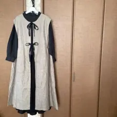 新品blue willowリネン100前後着ワンピースネストローブSM2好きな方