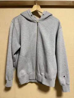 Champion ジップアップパーカー グレー