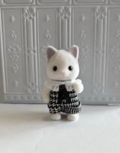 シルバニアファミリー　赤ちゃんロンパース　グレンチェック