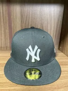 New Era ブラック ベースボールキャップ 7 1/2