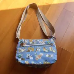 未使用品 マンハッタナーズ ショルダーバッグ ブルー