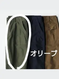 【美品】UNIQLOユニクロベイカーパンツsize:S　オリーブ