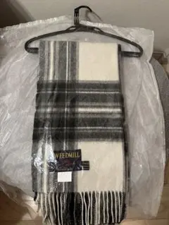 【TWEED MILL】チェック柄ストール 美品