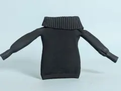 KUMIKYOKU ブラック ニット オフショルダー　Lサイズ