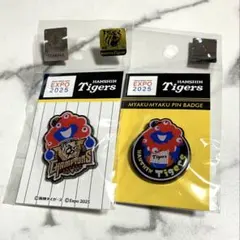 ミャクミャク　阪神タイガース 優勝ピンバッジ 2個セット EXPO2025