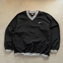 90's NIKE ナイキ ナイロン プルオーバー 銀タグ 黒