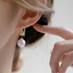 3WAY パールダイヤ 韓国 アレルギー対応 シルバー925 高見え　可愛い