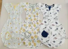 BRILBE スワドル　通年用＋メッシュ素材　3枚セット　Mサイズ