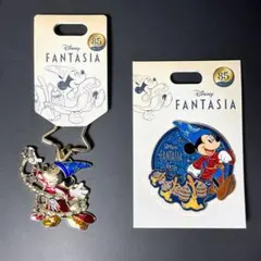 ファンタジア ミッキー キーチェーン ピンバッジ