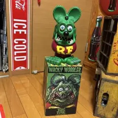 ラットフィンク　特大フィギュア　緑　箱付き