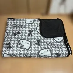 新品 ヒョウ柄 ハローキティ あったか掛け布団カバー 毛布 シングル