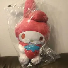 マイメロくじ　アニバーサリー サンリオくじ　 いちご ぬいぐるみ　マイメロ