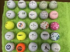 パーリーゲイツ　ジャックバニーなど個性派ボール詰め合わせ25球